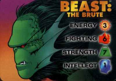 Beast: The Brute 4-Grid Character Card